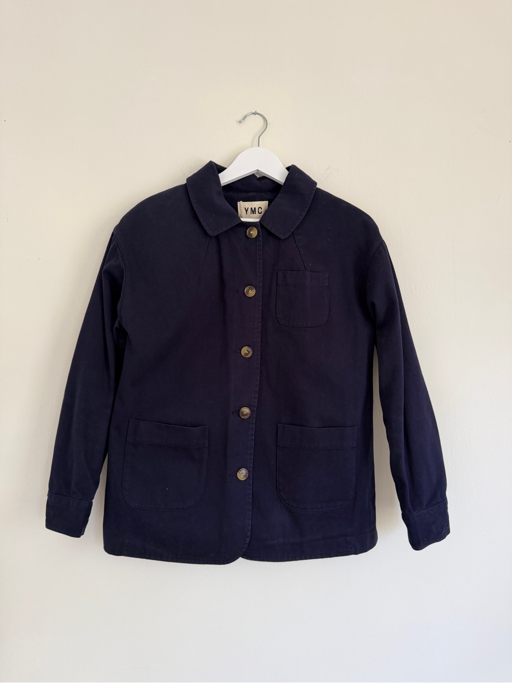 YMC Navy Cotton Chore Coat